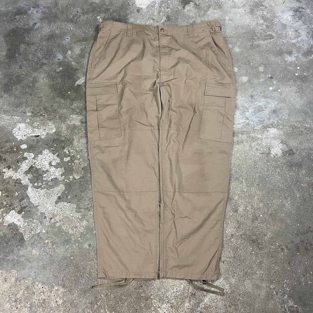 CQR Ripstop Cargo Pants Size 2XL Beige Regular Fit Outdoor Utility Work Wear